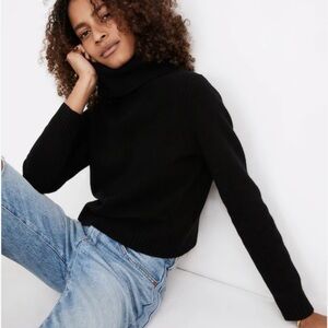 Madewell Black Turtleneck Sweater